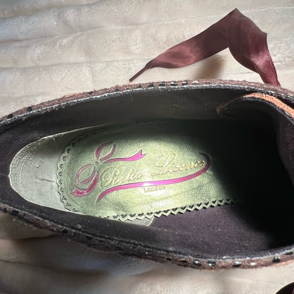 Leopard Print Lace-Up Ankle Boots - Picture 2 of 9